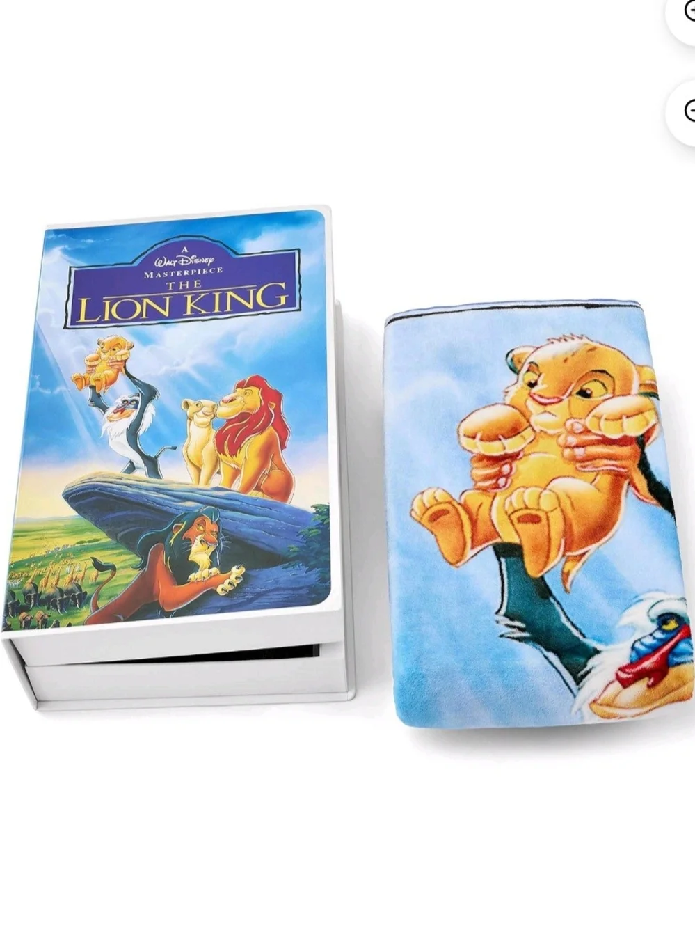 Disney The Lion King Classic VHS Boxed Silk Touch Throw, 50